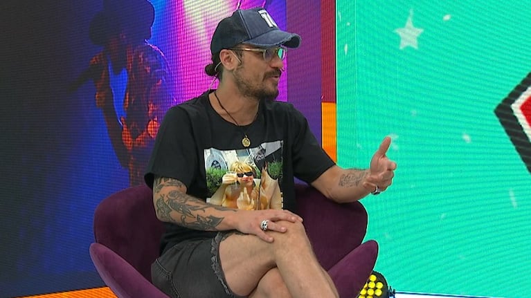 Daniel Osvaldo pasó por Seguimos en el Doce y habló de lo que siente por Maradona