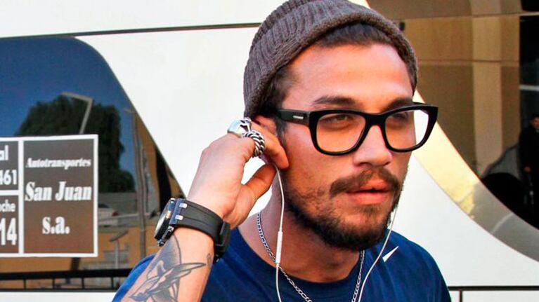 Daniel Osvaldo se relaja tras regresar al viejo continente. Foto: Infobae.