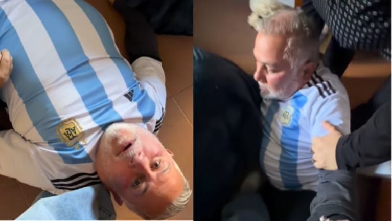 Daniel se viralizó en redes por su descompensación.