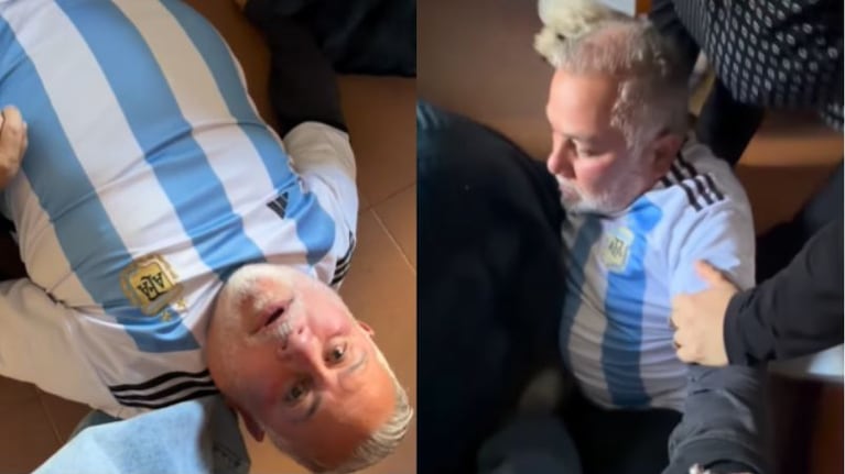 Daniel se viralizó en redes por su descompensación.