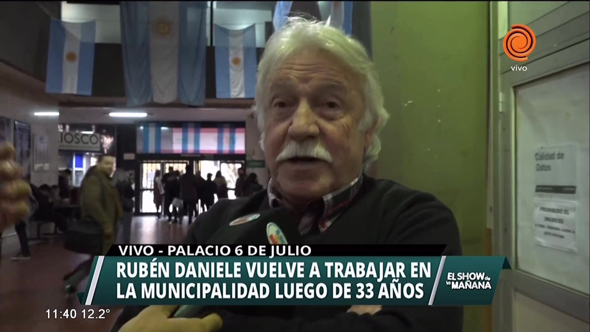 Daniele regresa a la Municipalidad como empleado