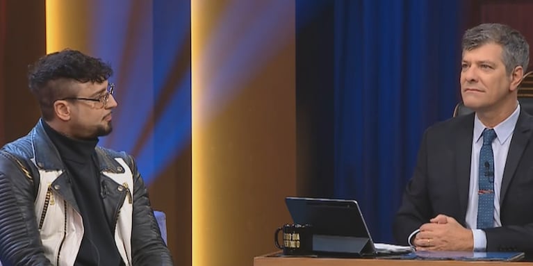 Dante Spinetta sorprendió a Mario Pergolini al confesar su fe en Dios.