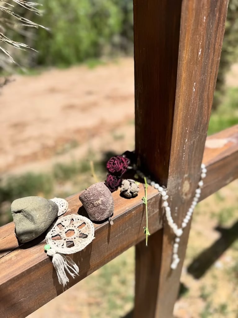 Darío Barassi fue al cementerio a visitar a su madre.