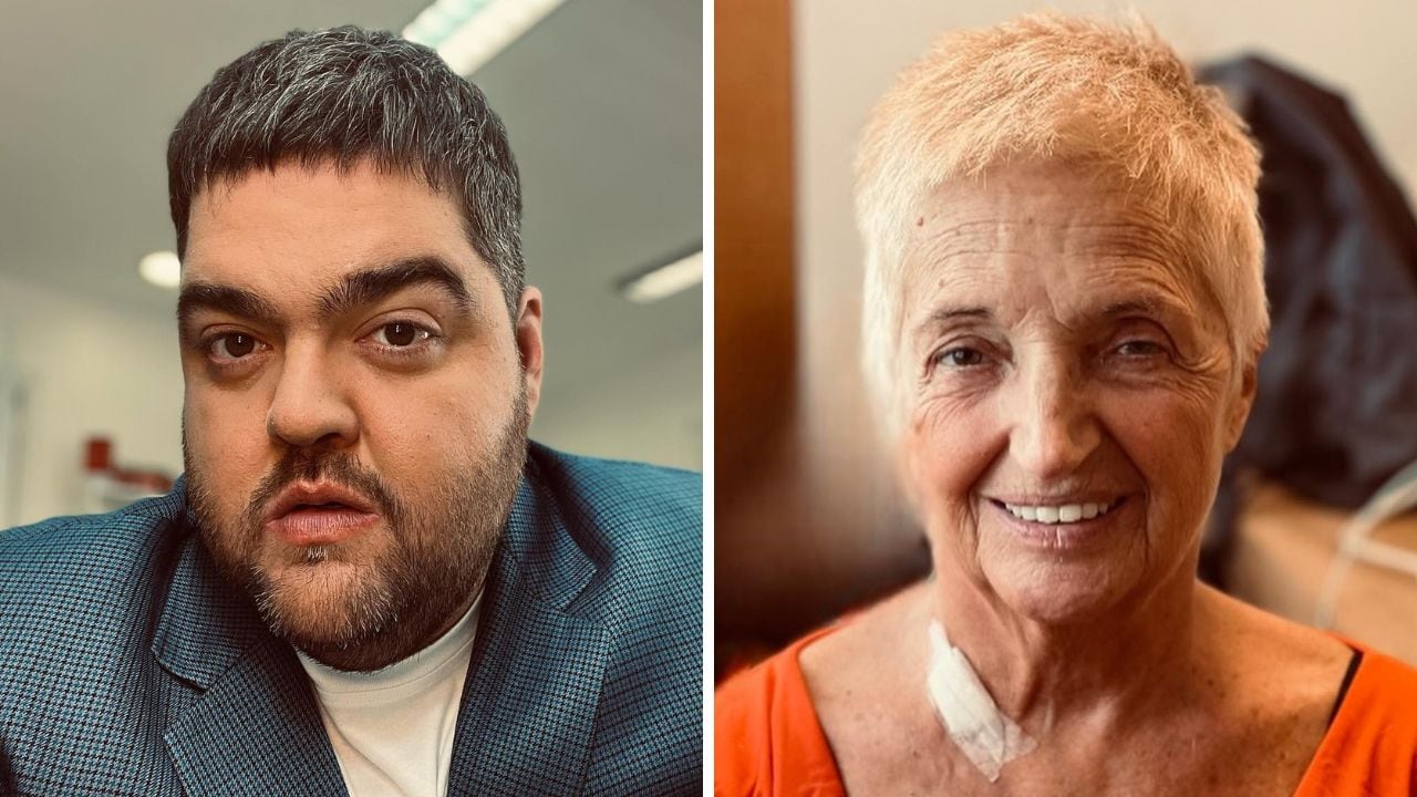 Darío Barassi y su madre. Fotos: Instagram.