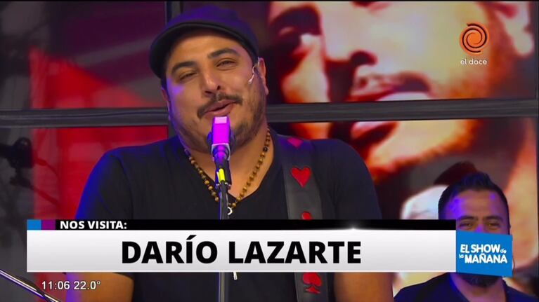 Darío Lazarte presentó su primer single