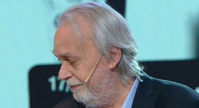 David Lebón se emocionó en Otro día perdido.