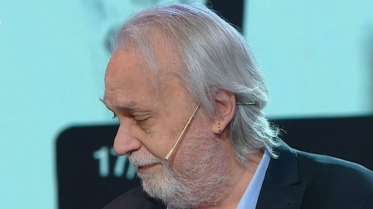 David Lebón se emocionó en Otro día perdido.
