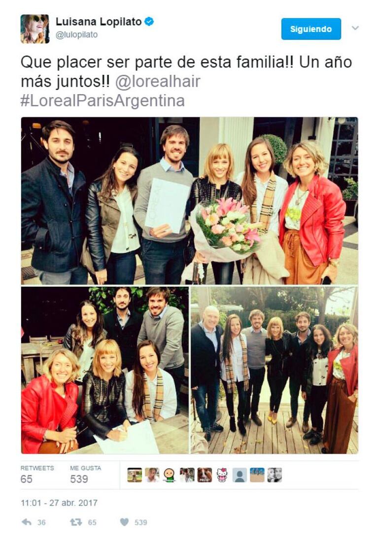 De cambio en cambio: el nuevo corte de Luisana Lopilato