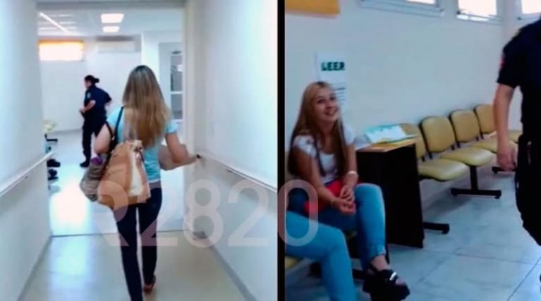 De la cárcel al hospital: la sonrisa provocadora de Nahir Galarza