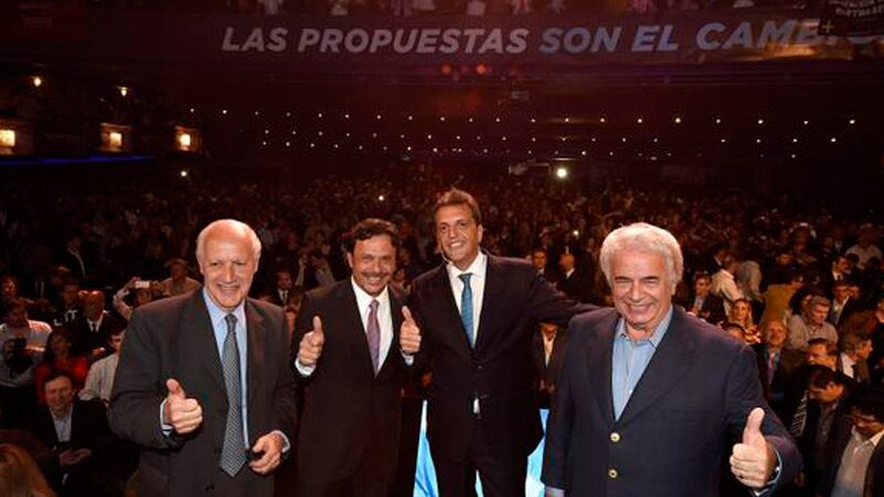 De la Sota acompañó a Massa en un acto en Capital Federal.