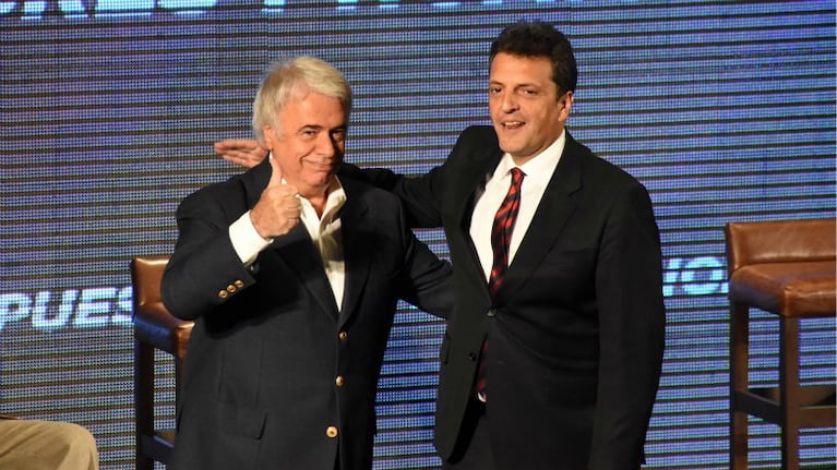 De la Sota y Massa, juntos en la campaña.
