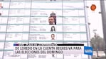 De Loredo explicó cómo votar con la boleta única