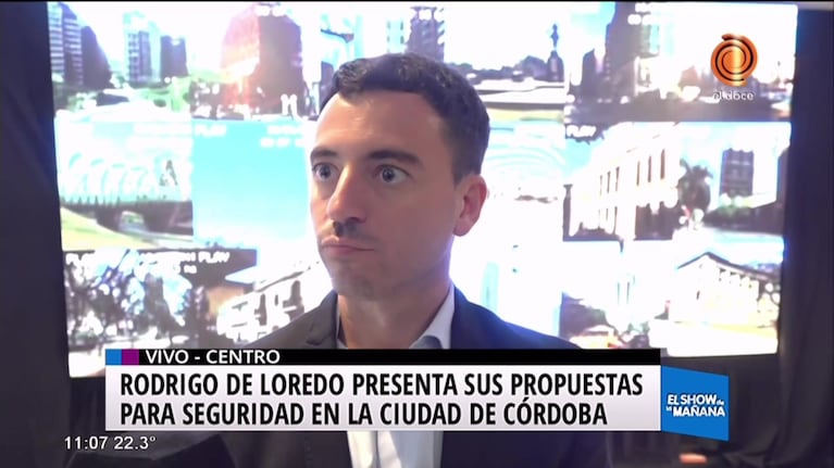 De Loredo habló de sus propuestas para la seguridad