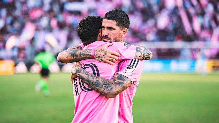 De Paul fue titular en la victoria ante Atlas por Leagues Cup. Foto: Prensa Inter Miami.