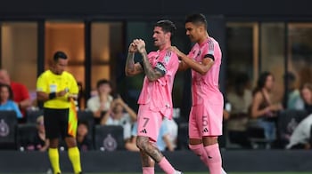 De Paul le dedicó un gol a Messi.