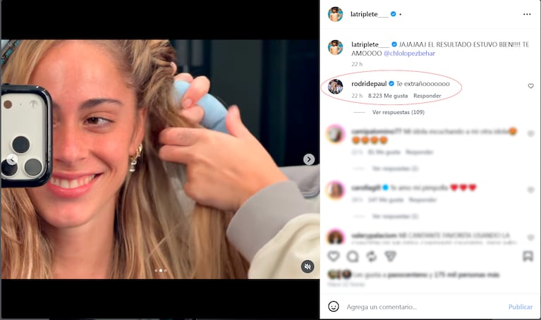 De Paul sorprendió con un romántico mensaje para Tini en medio de la concentración con la Selección
