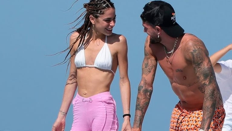 De Paul y Tini, más juntos que nunca.