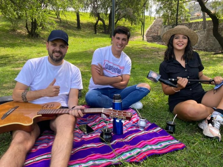 De picnic con Q'Lokura en la previa de su aniversario