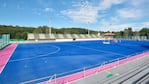 Deberán desinstalar la cancha de hockey.