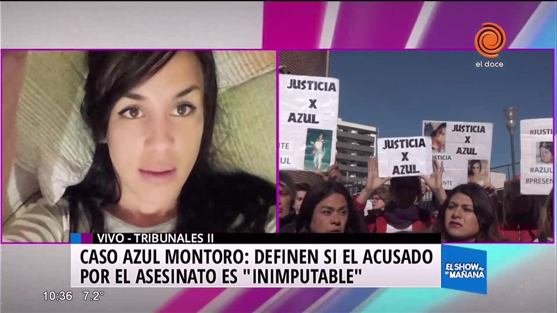 Definen inimputabilidad del asesino de Azul Montoro
