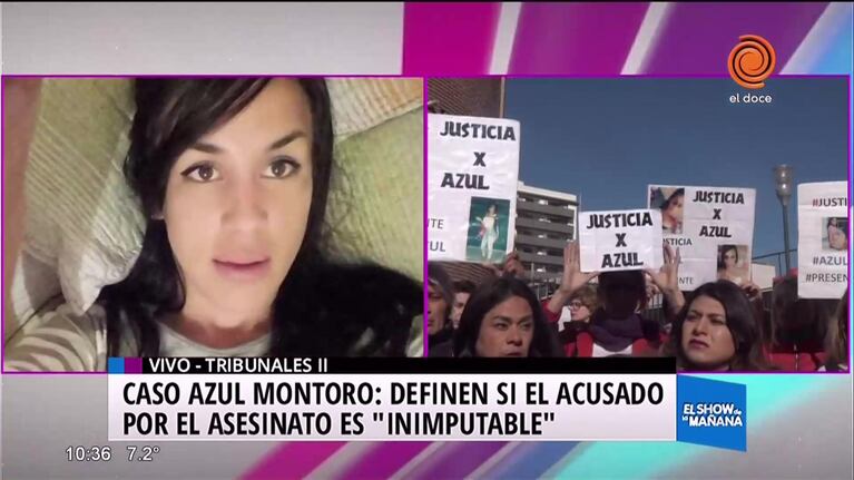 Definen inimputabilidad del asesino de Azul Montoro