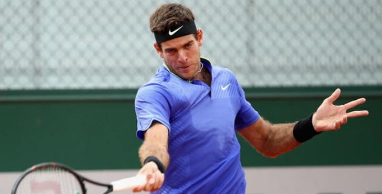 Del Potro avanzó por el abandono de Nicolás Almagro