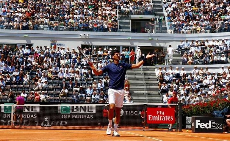 Del Potro, eliminado en Roma