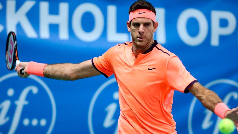 Del potro espera al ganador del partido entre  Sock y Zverev.