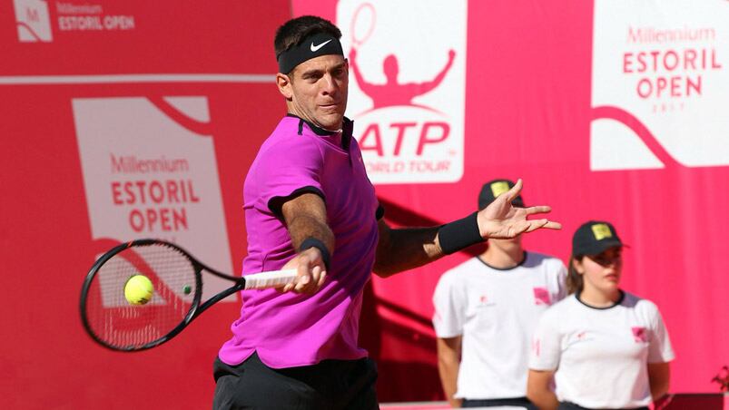 Del Potro tuvo que dejar el torneo que disputaba en Portugal. 