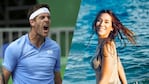 Del Potro y Barón habrían tenido un acercamiento hot.