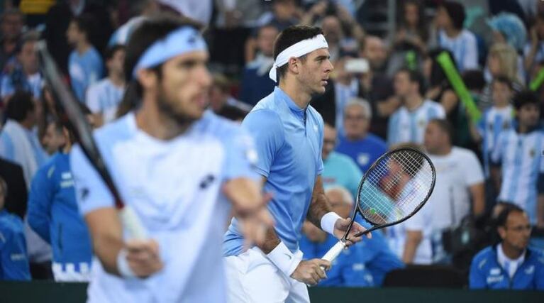 Del Potro y Mayer no pudieron contra Croacia