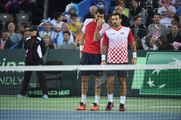 Del Potro y Mayer no pudieron contra Croacia