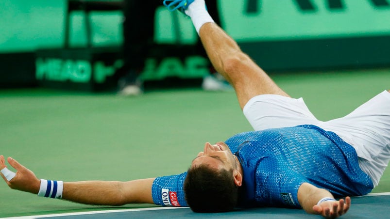 Delbonis dedicó el triunfo a su familia y al cuerpo técnico.