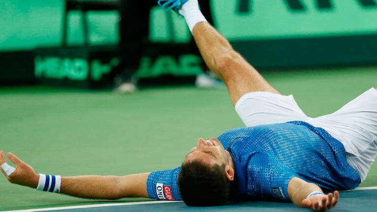 Delbonis dedicó el triunfo a su familia y al cuerpo técnico.