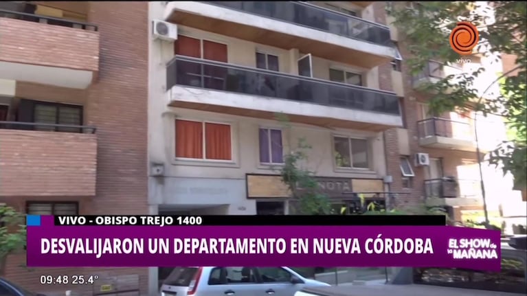 Delincuentes desvalijaron un departamento en Nueva Córdoba