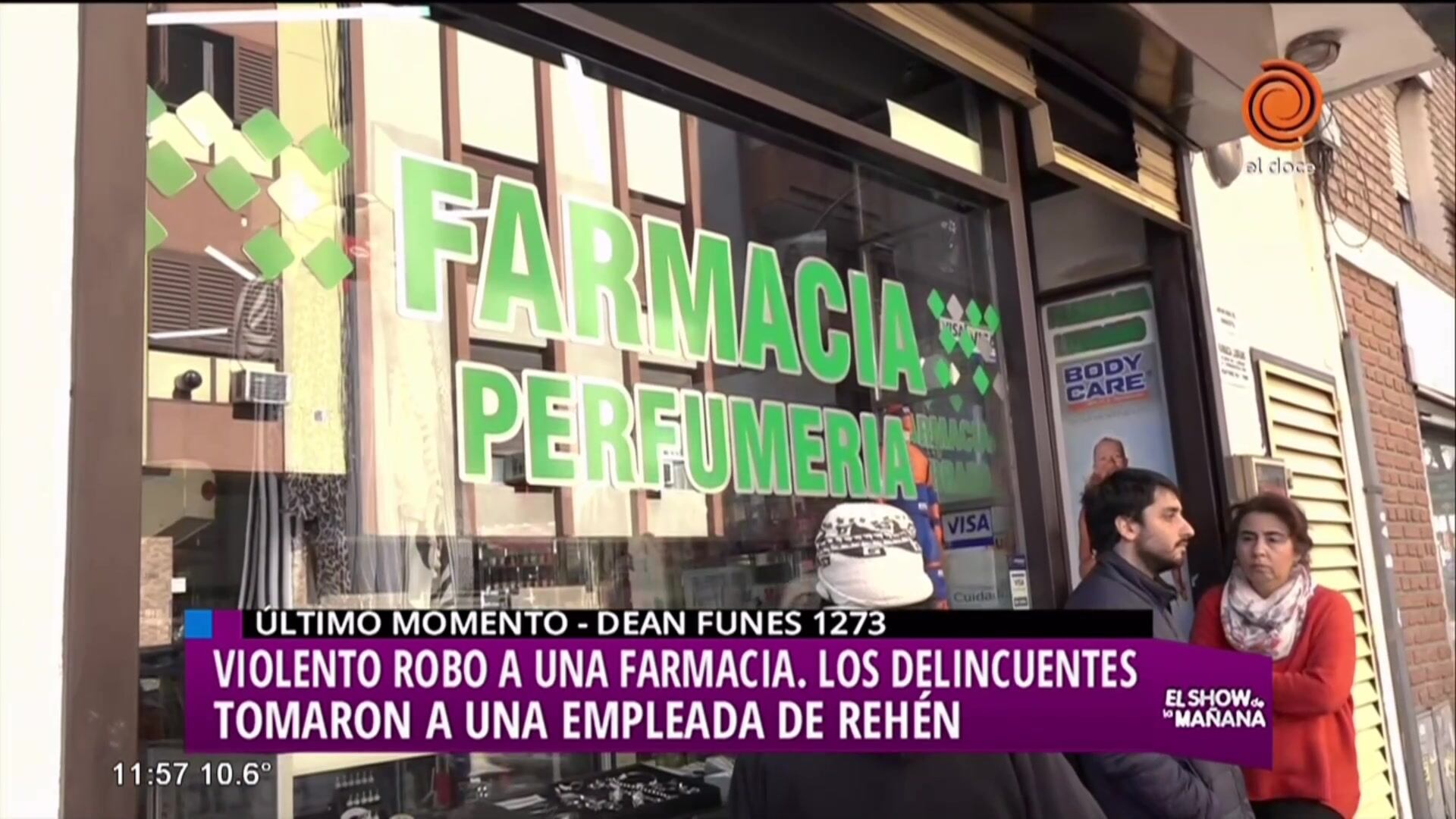 Delincuentes tomaron de rehén a farmacéutica