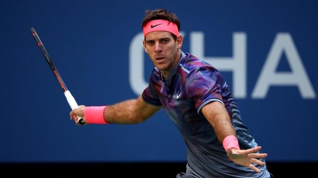 Delpo comienza a ilusionarse en el US Open. Foto: AFP.