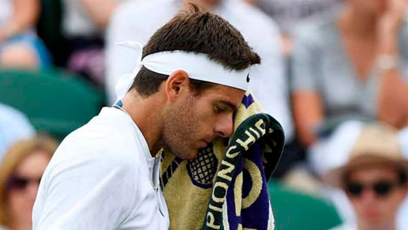 Delpo le dijo adiós al césped y encarará la gira por Estados Unidos.