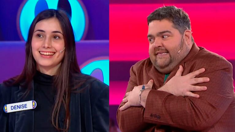 Denise volvió loco a Barassi con su "oscuridad".