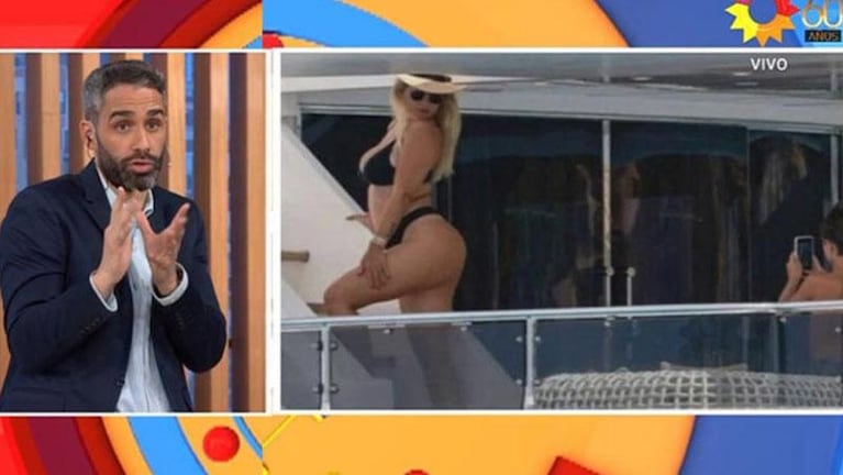 Denuncian a Wanda Nara por una foto en bikini que le sacó su hijo