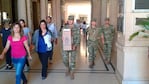 Denuncian que las fuerzas de seguridad impidieron reponer boletas. Foto: Comando Electoral.