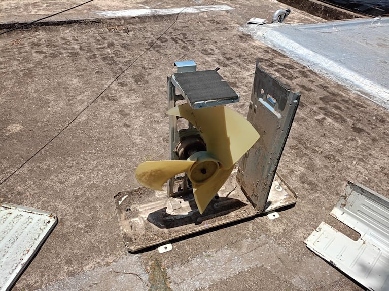 Denuncian una ola de robos de motores de aires acondicionados en Córdoba: las fotos