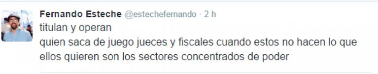 Denunciaron a Esteche y piden pericias psiquiátricas