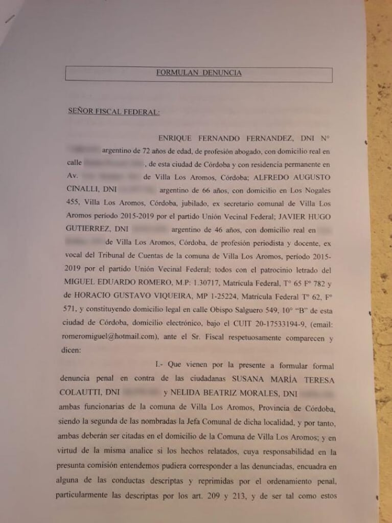 Denunciaron a la jefa comunal por sus posteos negacionistas de la dictadura