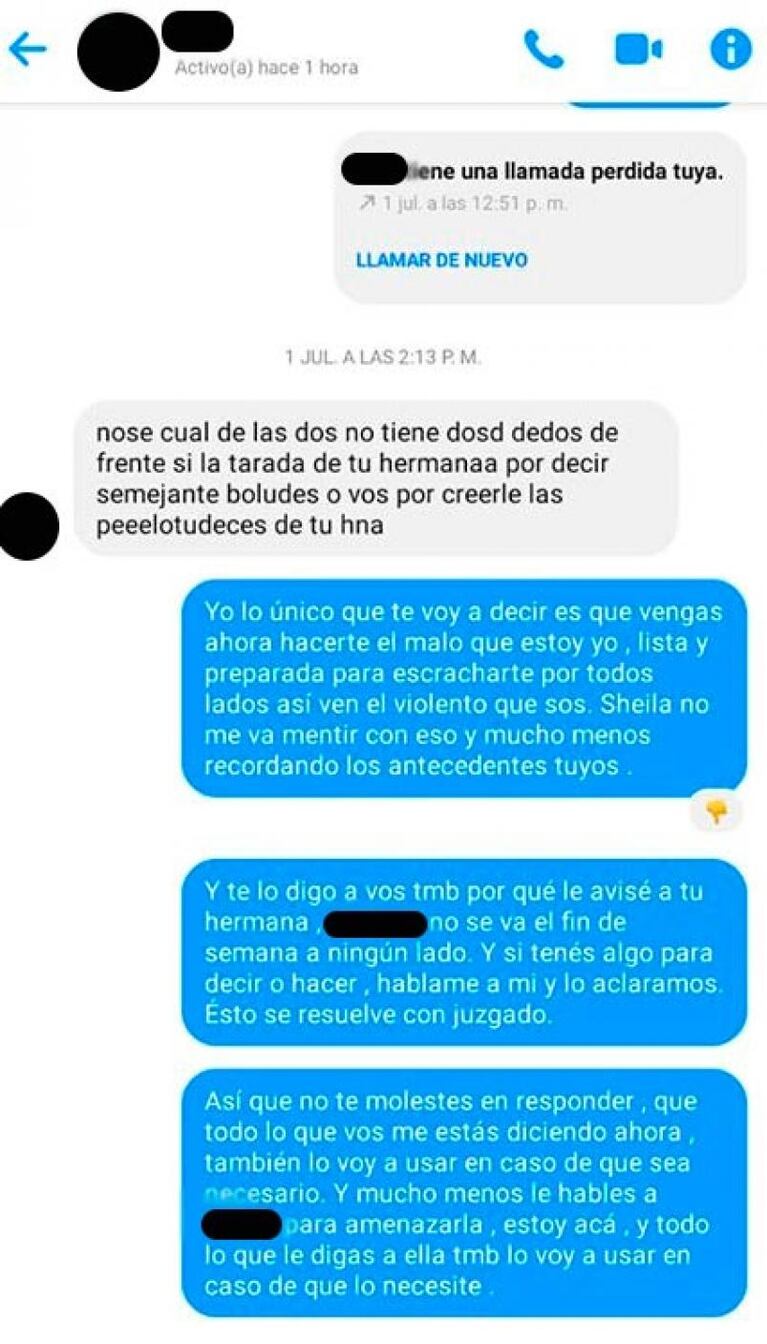 Denunció que su expareja le destrozó la cara: su hijo estaba en otra habitación