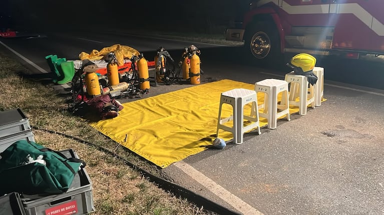 Derrtame de agrotóxicos en una ruta de Córdoba.