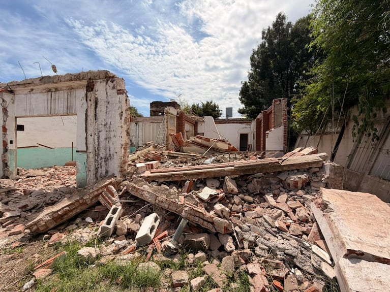 Derrumbe en Córdoba.