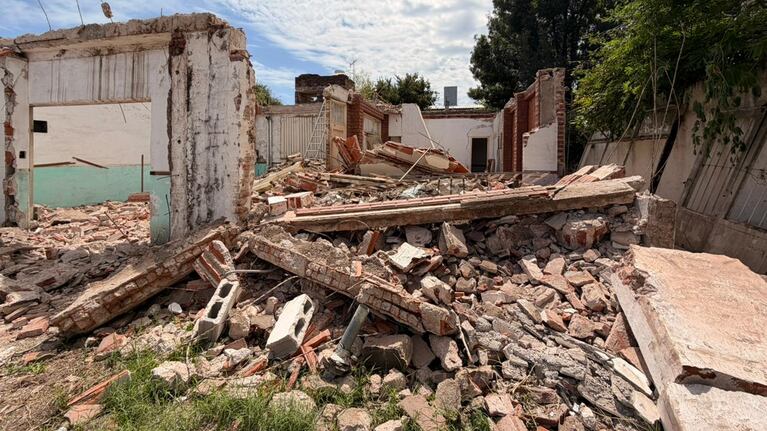 Derrumbe en Córdoba.