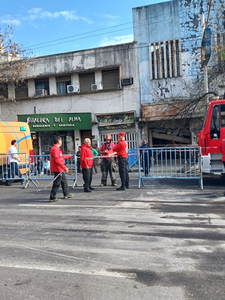 Derrumbe en pleno centro de Córdoba (Foto: ElDoce)