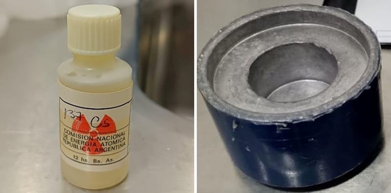 Desapareció una cápsula con material radiactivo.